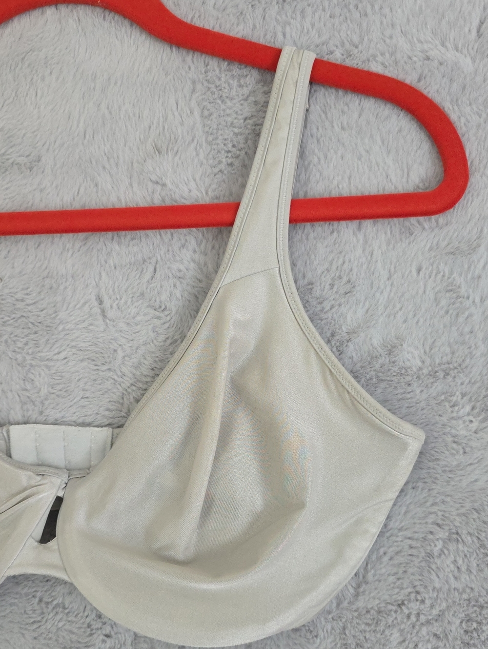 Warner's 38DD White Underwire Full Coverage Bra Everyday Comfort Support - Picture 3 of 10